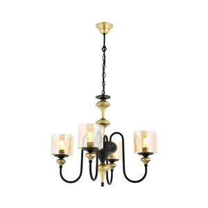 Láncos csillár BUSAN 4xE27/40W/230V aranyszínű 301AUR1126 kép