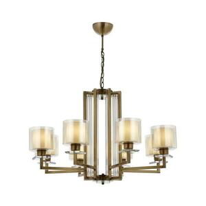 VARANA láncos csillár 8xE27/40W/230V bronzszínű 301AUR1189 kép