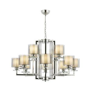 Láncos csillár VARANA 12xE27/40W/230V fényes króm 301AUR1191 kép