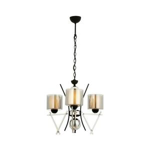 VARANA láncos csillár 3xE27/40W/230V fekete/fényes króm 301AUR1228 kép