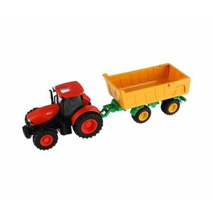 Teddies Zetor traktor platós utánfutóval, 2xAA elem, távirányítóval 00800218 kép