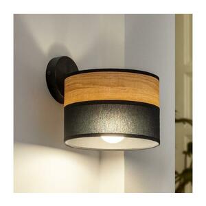 Fali lámpa ALBA 1xE27/15W/230V fekete/barna KK kép