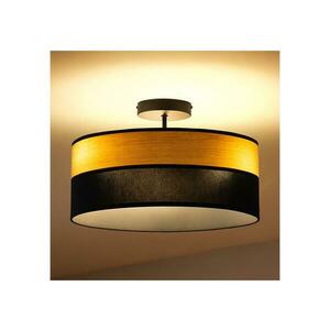 Felületre szerelhető csillár ALBA 3xE27/15W/230V, átmérő 40 cm, fekete/barna P kép