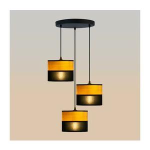 ALBA kábeles csillár 3xE27/15W/230V, átm. 40 cm, fekete/barna W kép