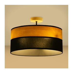 ALBA felületre szerelt csillár 3xE27/15W/230V, átmérő 40 cm, fekete/barna P kép