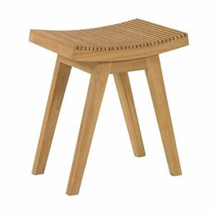 Natúr színű teakfa ülőke Vicentina – Kave Home kép