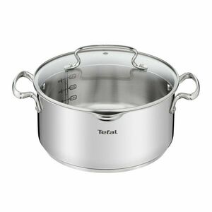 Indukciós tűzhelyhez alkalmas rozsdamentes acél edény 5 l Duetto+ – Tefal kép