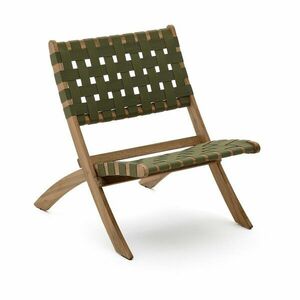 Zöld tömörfa kerti fotel Chabeli – Kave Home kép