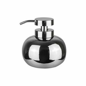 Ezüstszínű kerámia szappanadagoló 200 ml Lotus – Mette Ditmer Denmark kép