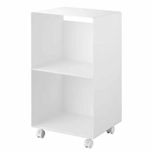 Fehér fém gurulós polcos állvány 40x73x38 cm Tower – YAMAZAKI kép