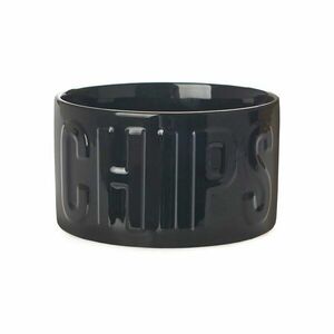 Fekete kerámia szervírozó tálka 1 l Chips – Balvi kép