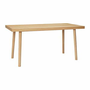 Étkezőasztal tölgyfa dekorral 80x160 cm Herringbone – Hübsch kép