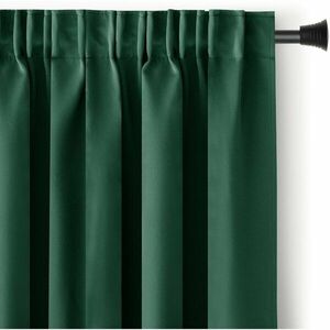 Sötétzöld dimout (részleges sötétítő) függöny 200x270 cm Kierra – Restilo kép