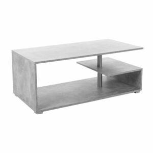 Beton hatású dohányzóasztal, halványszürke - ESCARGOT - Butopêa kép