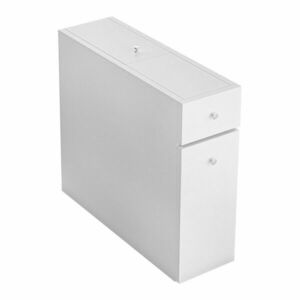 Fürdőszobai tároló, 2 fiókkal, fehér - ISLANDE - Butopêa kép