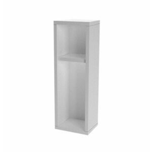 Éjjeliszekrény, falra szerelhető, 2 polccal, fehér - BLIZZARD - Butopêa kép
