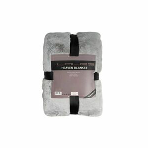 Takaró, ezüst, poliészter, 150x200 cm - CALIN - Butopêa kép