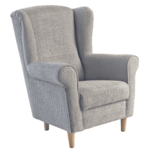 Füles fotel, szürke szövet Coral, CHARLOT kép