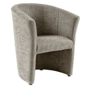 Klub fotel, szürkésbézs Taupe Coral anyag, CUBA kép