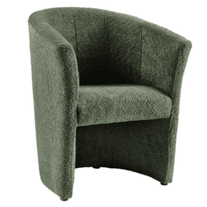 Klub fotel, zöld Coral anyag, CUBA kép