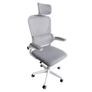 Irodai szék, szürke/fehér, FERIS kép