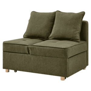 Kihúzható kanapé, zöld, OSVALDO kép