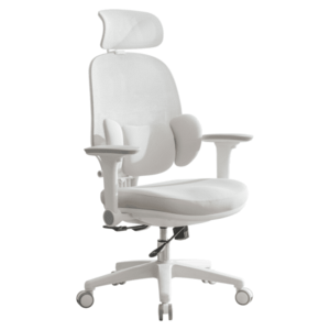 Irodai szék, szürke/fehér, ABRAMO kép