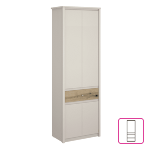 Szekrény, kasmír/evoke tölgy, KAROS 4D1S/70 kép