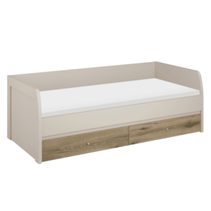 Ágy, 90x200, kasmír/evoke tölgy, KAROS 2S kép