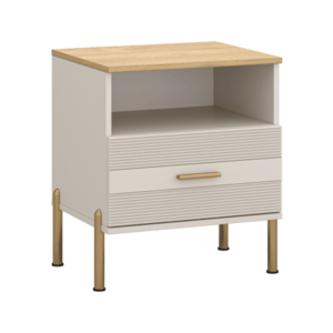 Éjjeliszekrény, kasmír/kő tölgy, RUNOL 1S kép