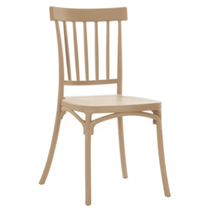 Rakásolható szék, világosbarna, SAZEN NEW kép