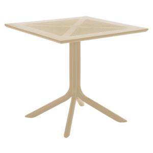 Kerti asztal, szürkésbarna Taupe, DENTON NEW kép