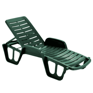 Kerti nyugágy, rakásolható, zöld, LETNO kép