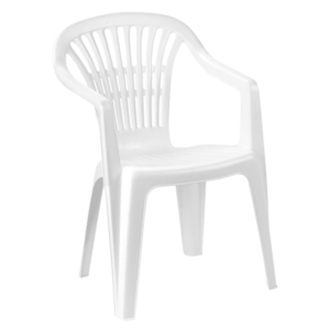 Kerti rakásolható fotel, fehér, SCILIA kép