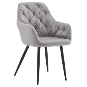 Design fotel, szürke Velvet szövet, VERIO NEW kép
