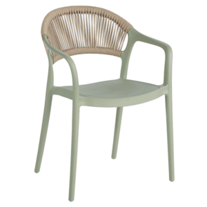 Rakásolható szék, zöld/bézs, LEXTON kép