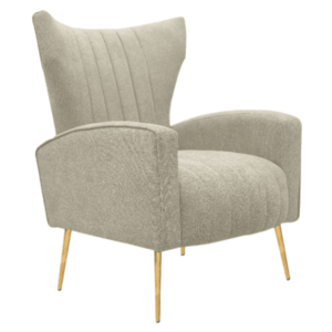 Relaxfotel, bézs Velvet szövet, BARET kép