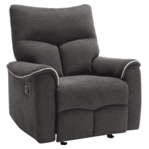 Relax fotel, sötétszürke/világosszürke, NADER kép