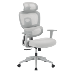 Irodai szék, világosszürke/szürke, ERMEN kép