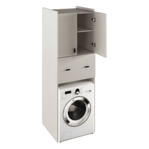 Mély szekrény a mosógép fölé, kasmír, NATALI TYP 9 kép