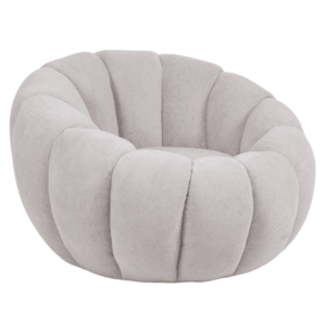 Luxus fotel, világosszürke, TEKVIO kép