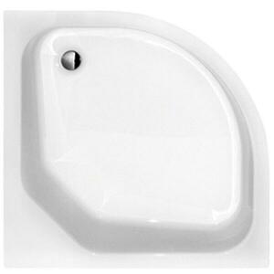 Zuhanytálca félköríves Diper II 80/80/15/25 + lábak kép