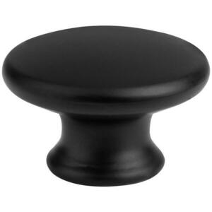 Bútorfogantyú Seol o 37 mm műanyag fekete matt kép