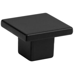 Bútorfogantyú Arca 30x30 mm műanyag fekete matt kép