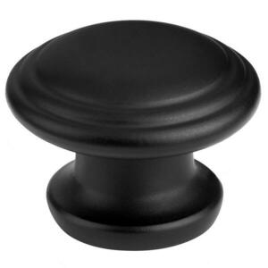 Bútorfogantyú Bems o 34 mm műanyag fekete matt kép