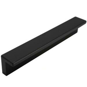 Bútor fogantyú műanyag UPLL L-140 96 fekete matt kép