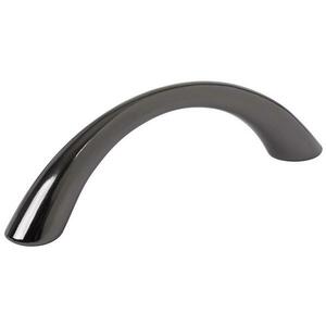 Bútorfogantyú Gitka 64 mm fényes fekete nikkel kép