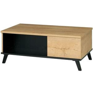 Dohányzóasztal 8 John tölgy lefkas/fekete kép