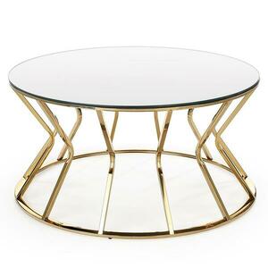 Dohányzóasztal Afina tükör/arany kép