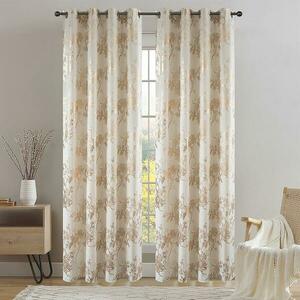 Függöny fűzőlyukakkal TOPAZ 23080 140x250 bézs kép